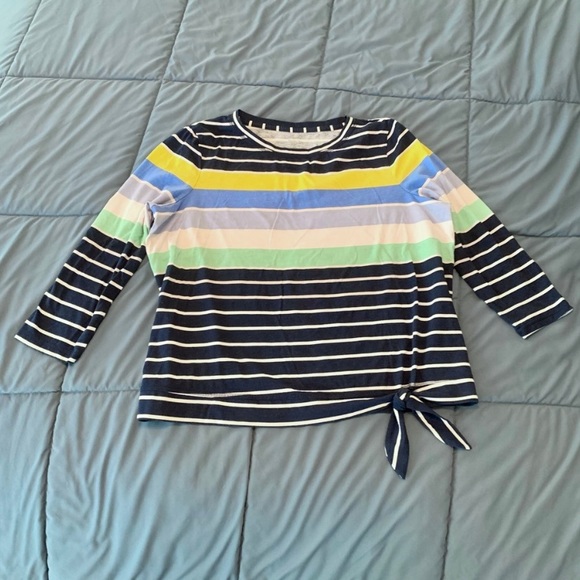Kim Rogers Multicolor Striped Top - Picture 2 of 8